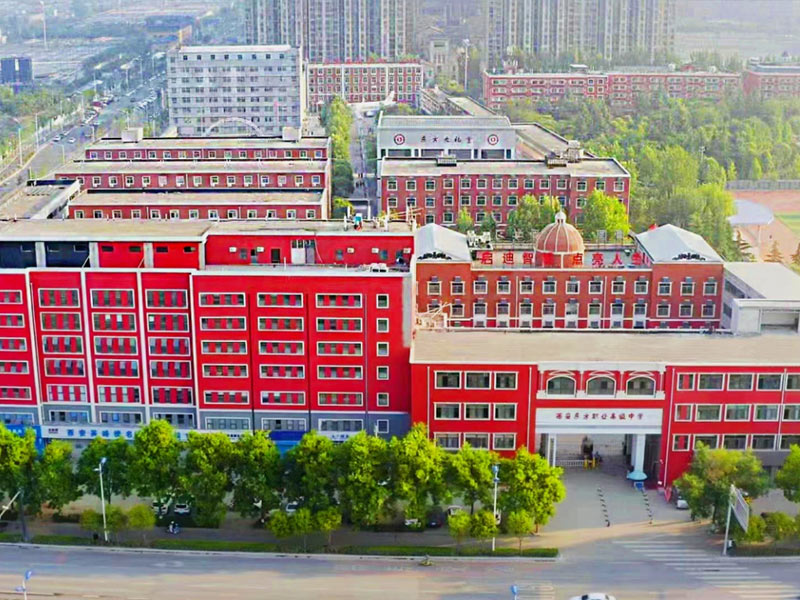 华州校园鸟瞰图